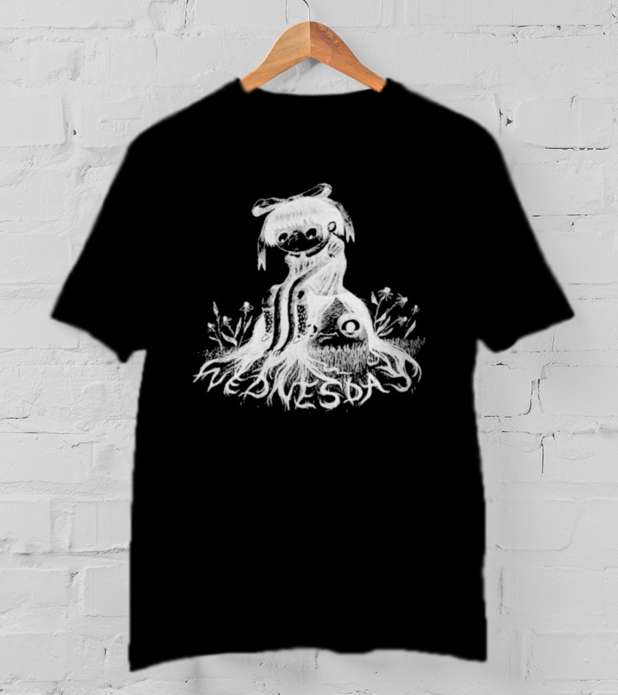 Wednesday Kamila Whimsical Adventure With Ghostly Friends T-Shirt