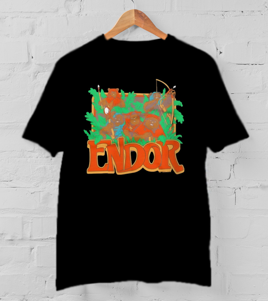 Endor Fierce Tribal People Star Wars Ewoks Adventure T-Shirt