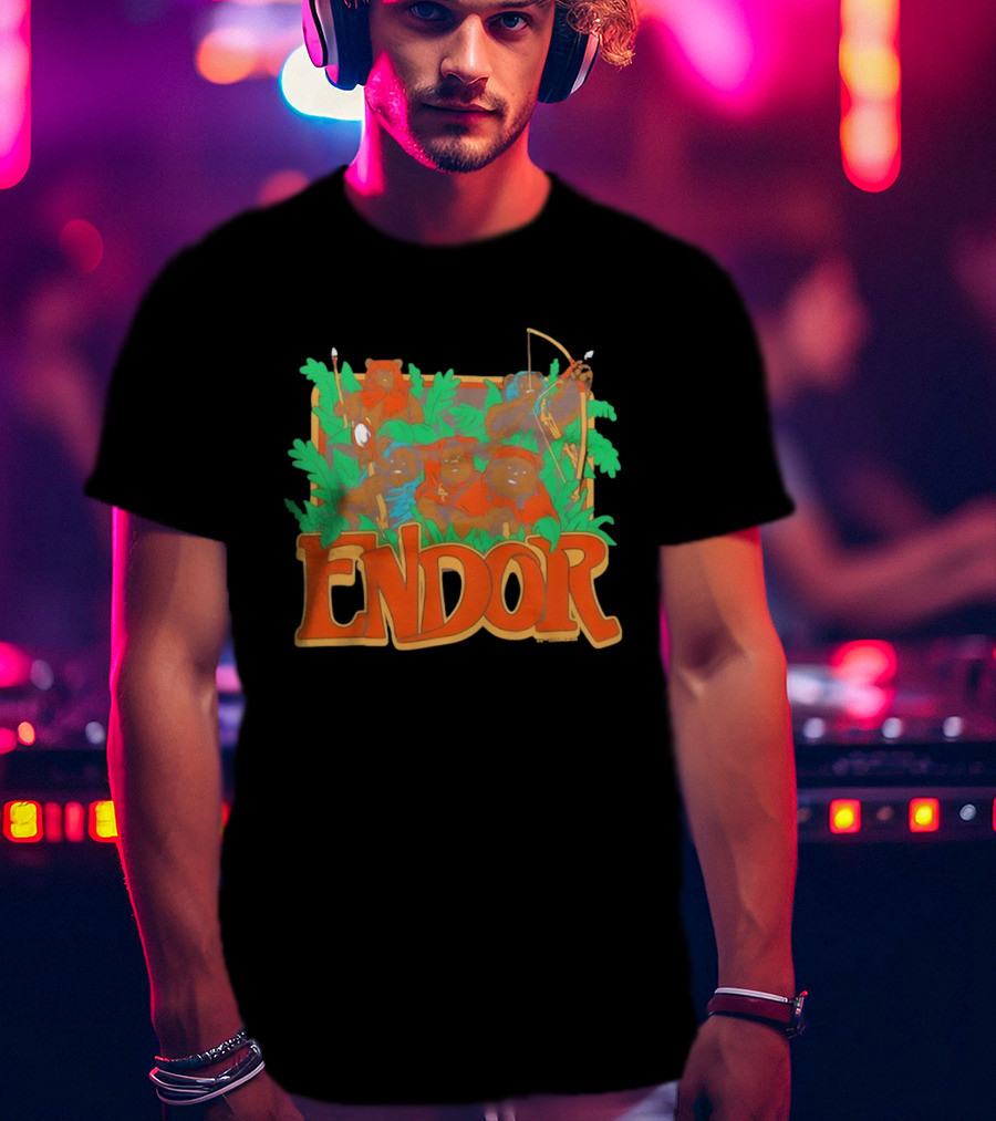 Endor Fierce Tribal People Star Wars Ewoks Adventure T-Shirt