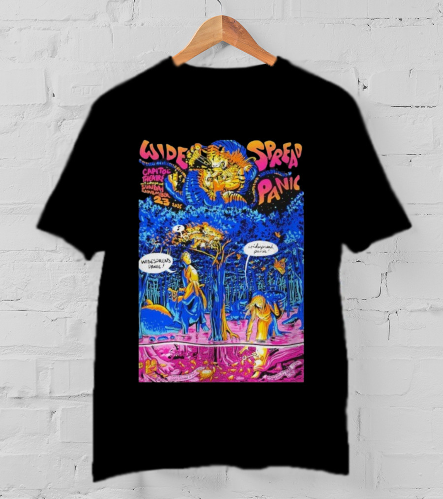 Widespread Panic Capitol Theatre Port Chester NY November 21-23 2025 Comic Style Art T-Shirt