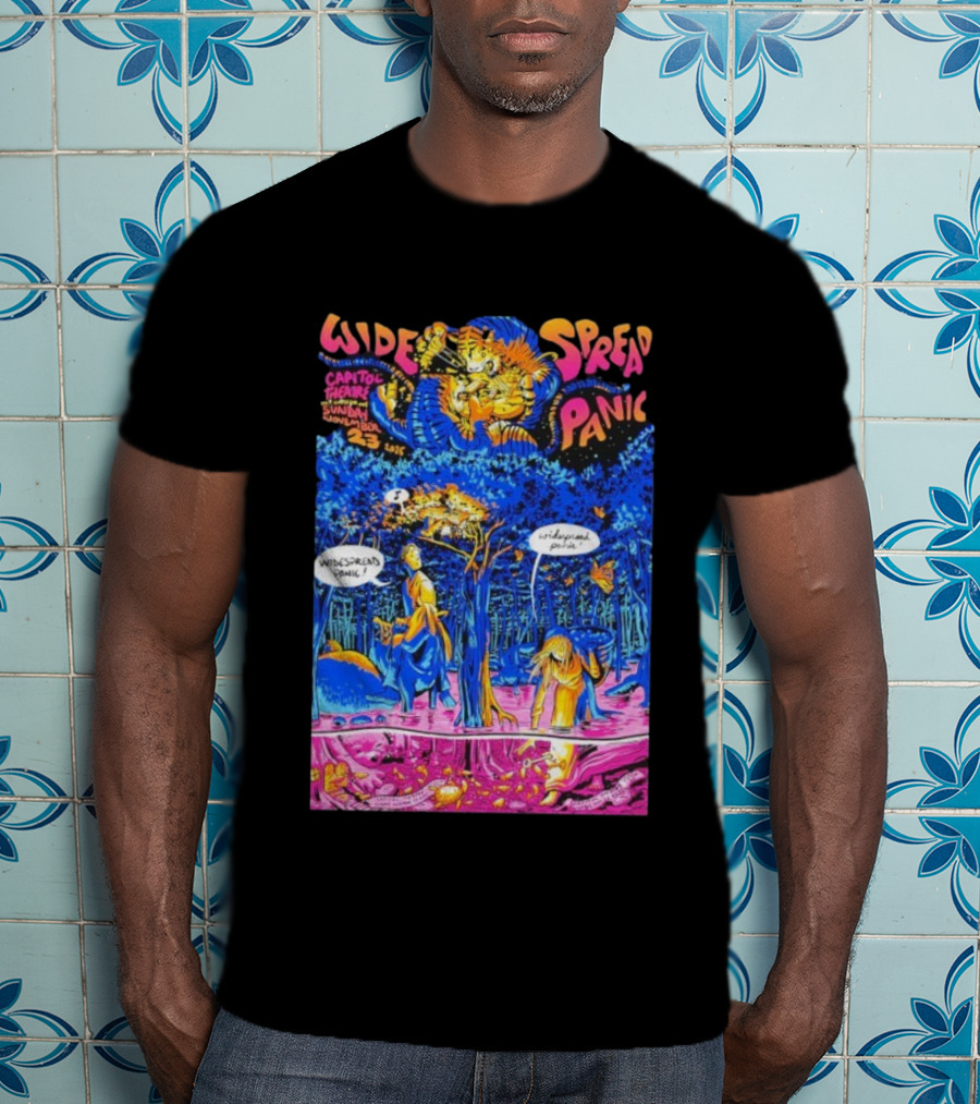 Widespread Panic Capitol Theatre Port Chester NY November 21-23 2025 Comic Style Art T-Shirt