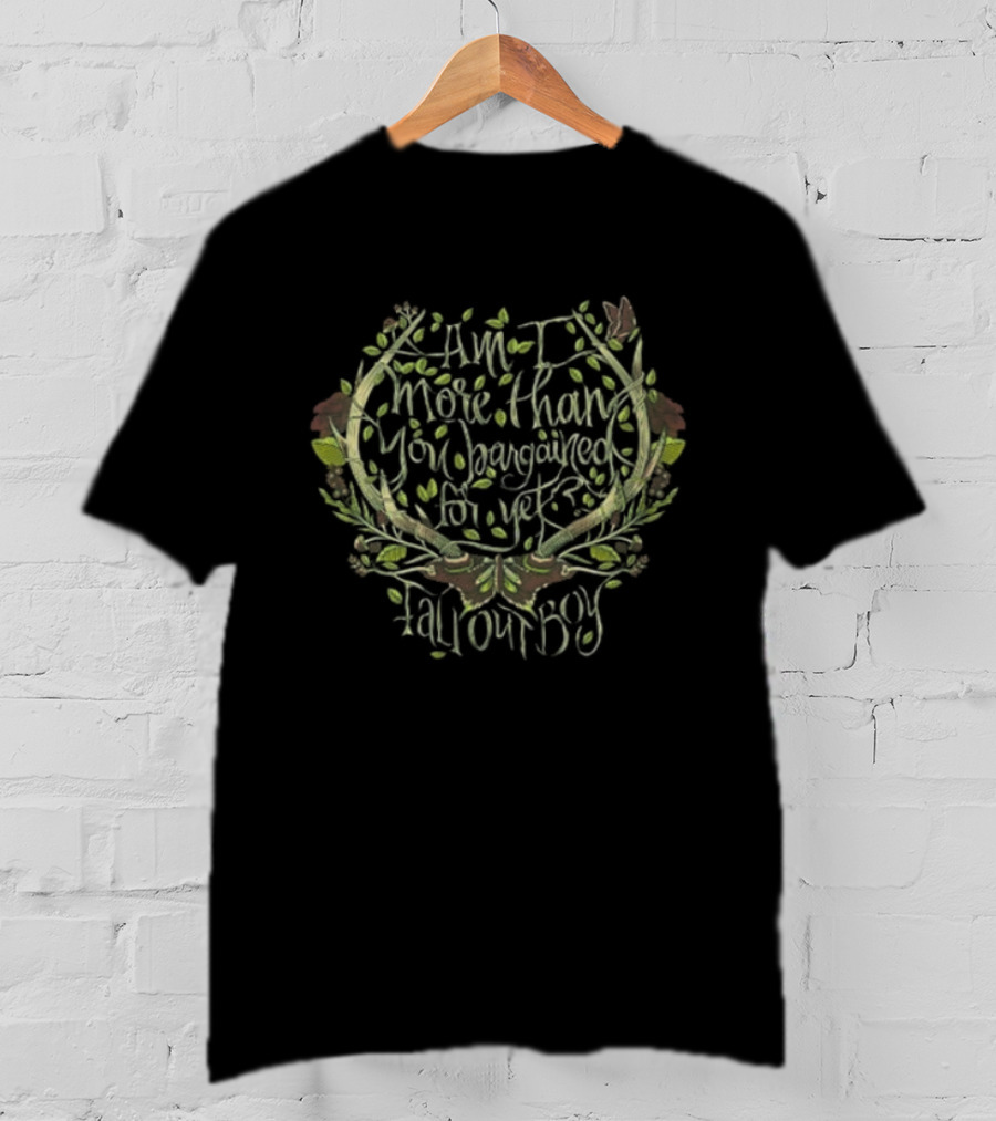 Fall Out Boy Am I More Than You Bargained For Yet Antler Pastel Design T-Shirt