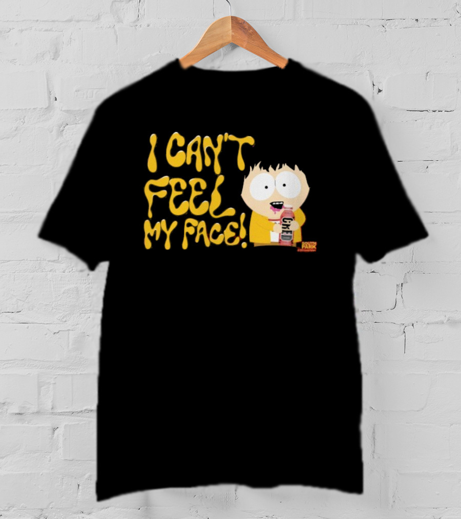 South Park I Can't Feel My Face Character Holding Drink T-Shirt