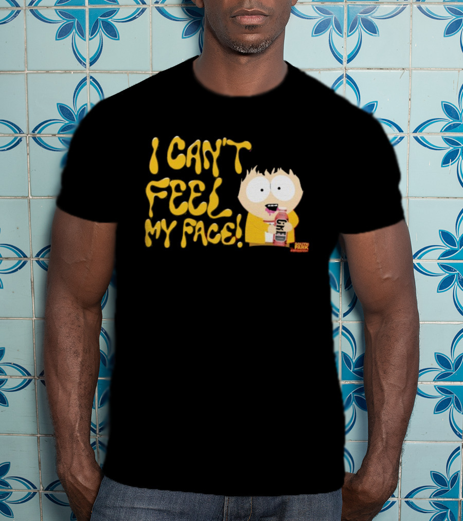 South Park I Can't Feel My Face Character Holding Drink T-Shirt