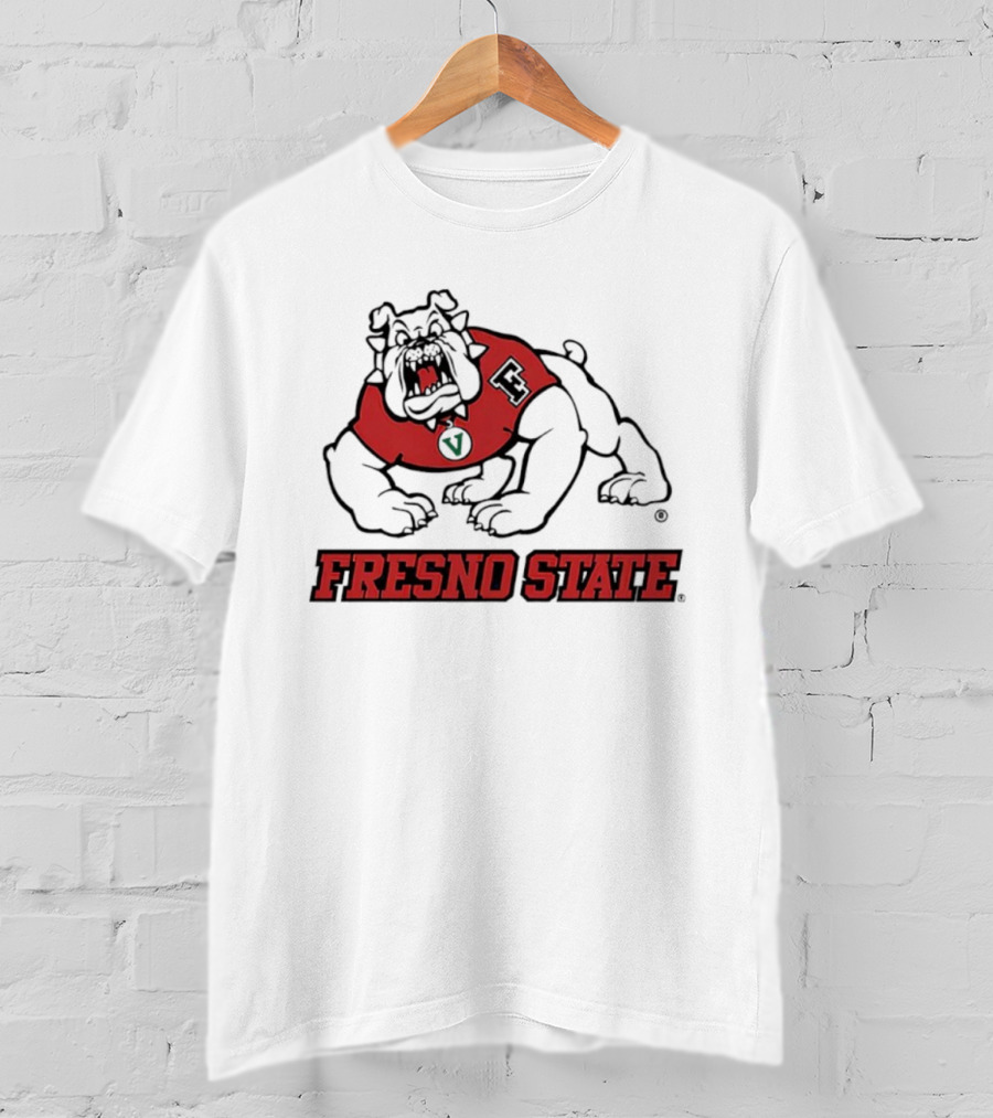 Fresno State Bulldog 4Paw Iconic Mascot Graphic T-Shirt