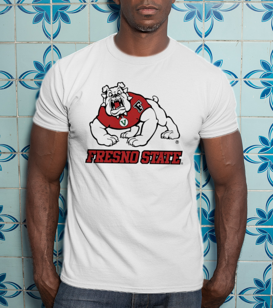 Fresno State Bulldog 4Paw Iconic Mascot Graphic T-Shirt