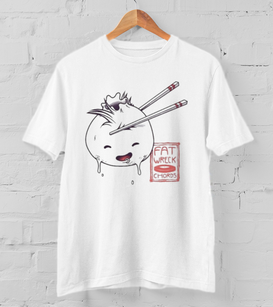 Fat Wreck Chords Punk Dumpling Fun Chopsticks T-Shirt