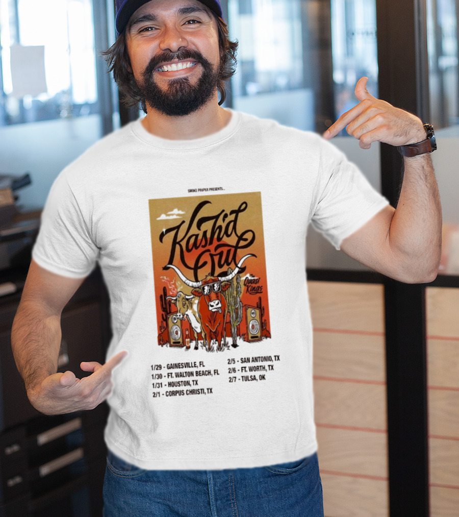 Kash’d Out Quasi Kings 2026 Tour Plays Gainesville And Houston With Dates In Florida And Texas T-Shirt