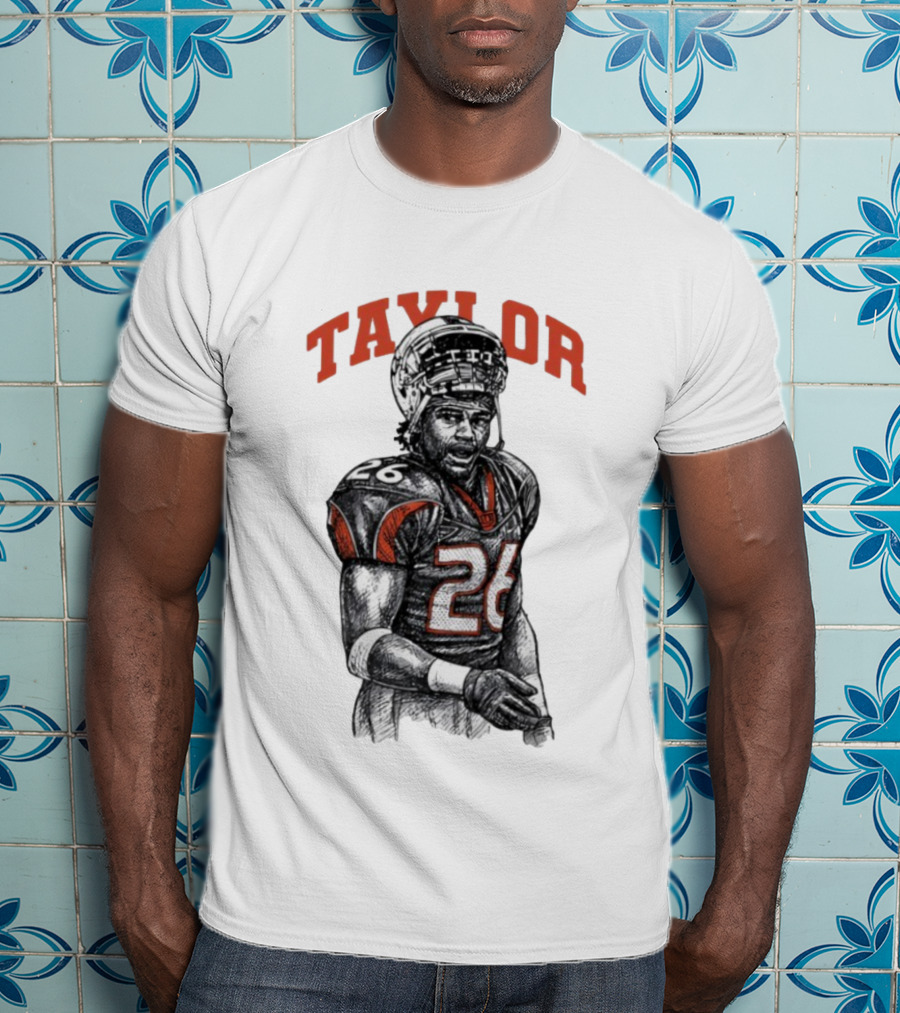 Miami Hurricanes Sean Taylor 26 Sketch Legend T-Shirt