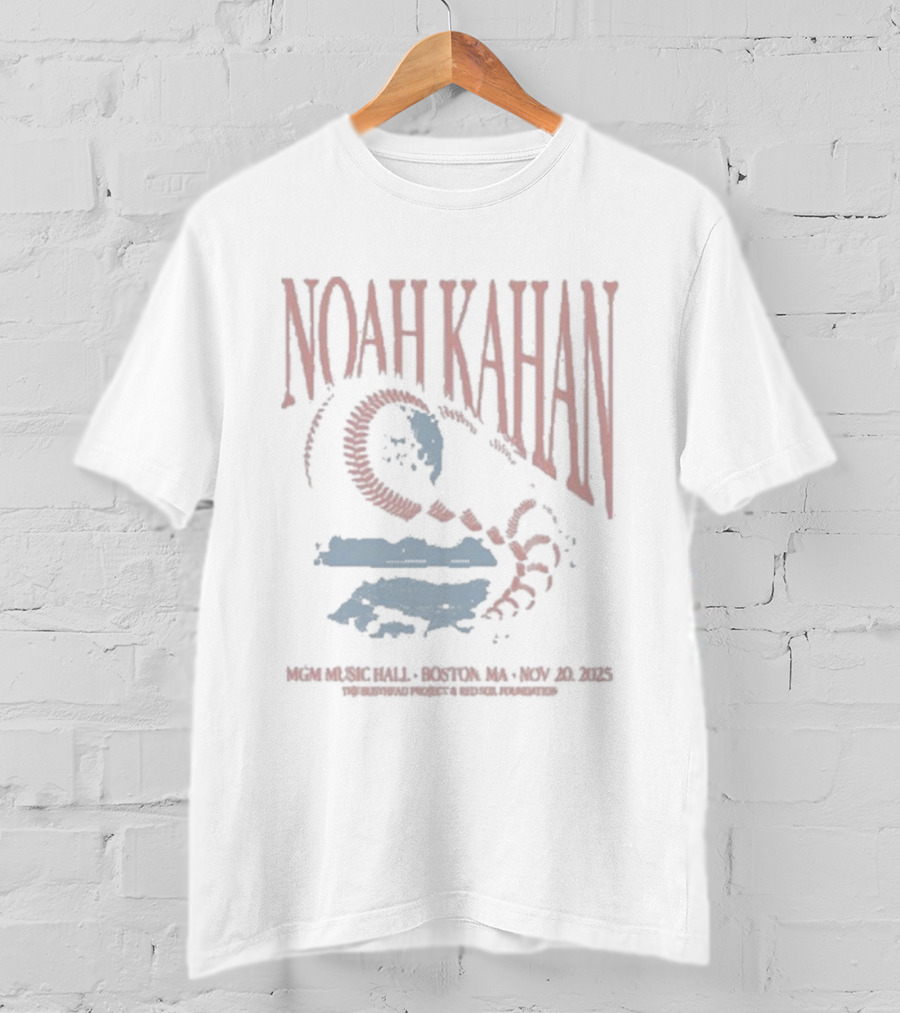 Noah Kahan Tour Boston MA Nov 20 2025 T-Shirt