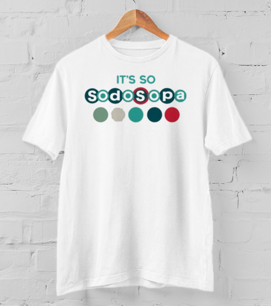 South Park It's So Sodosopa Colorful Circle Design T-Shirt