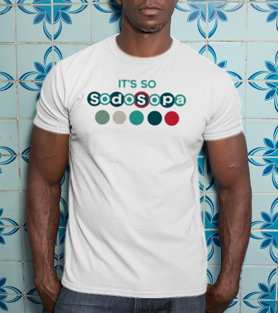 South Park It's So Sodosopa Colorful Circle Design T-Shirt