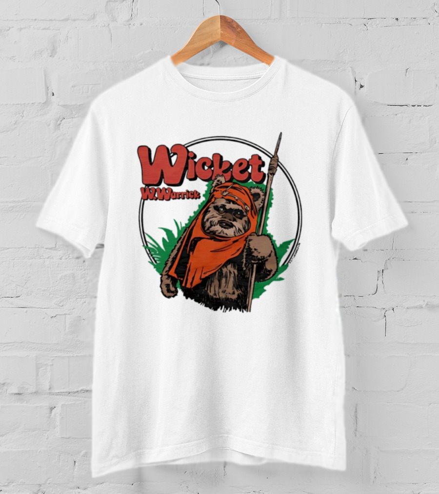 Star Wars Wicket W Warrick Ewok Endor Adventure T-Shirt