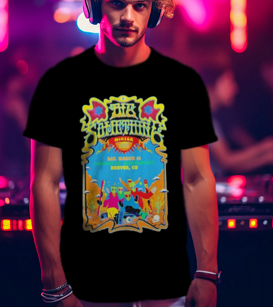 Big Something March 14 Cervantes Masterpiece Denver CO 2026 Alien Crew Artwork T-Shirt