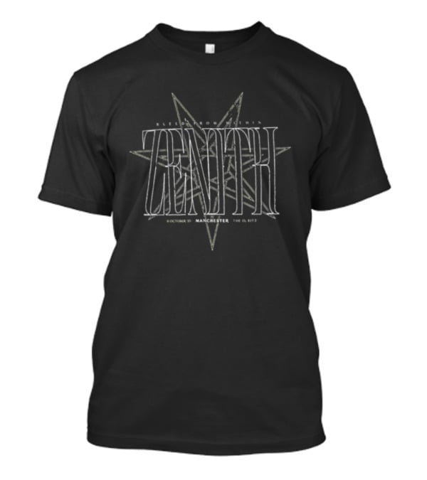 Bleed From Within Zenith Tour Manchester Pop Up Oct 2025 The Ritz Bee Star Symbol T-Shirt