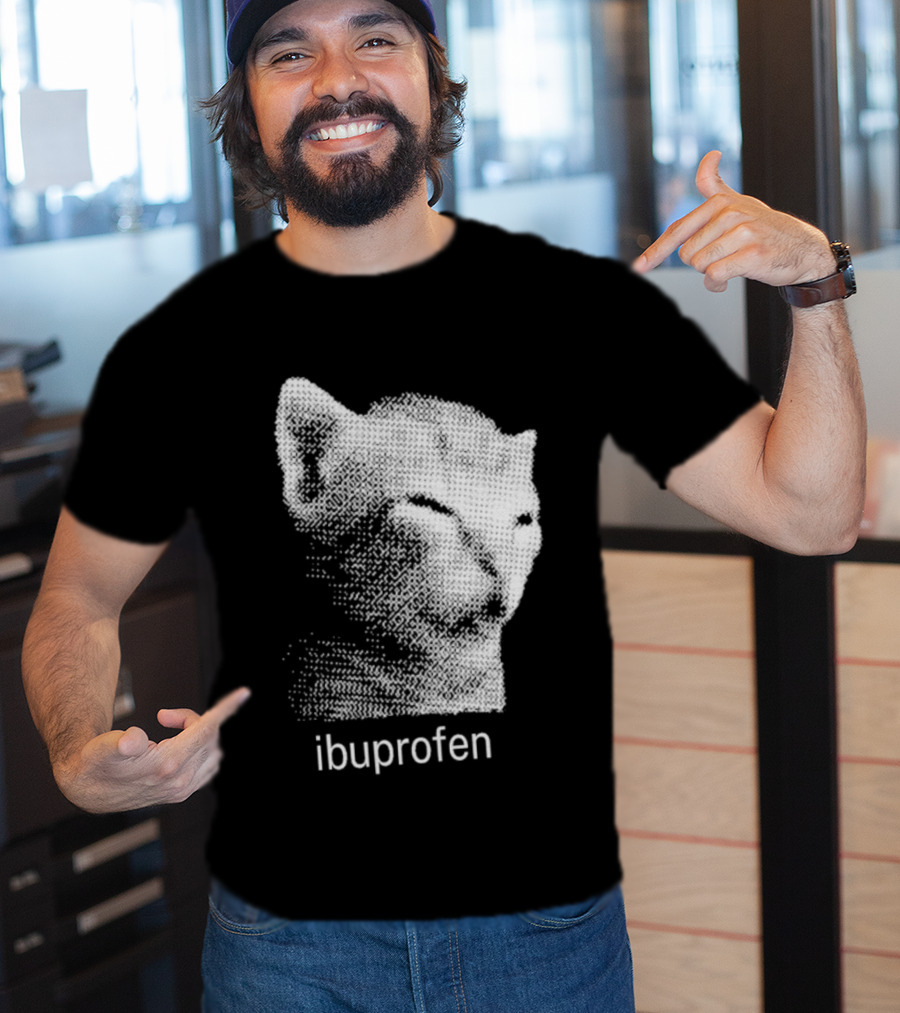 Ibuprofen Headache Relief Cat T-Shirt