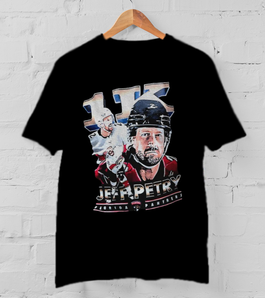 Jeff Petry 1K Florida Panthers NHL Hockey Milestone Celebration T-Shirt