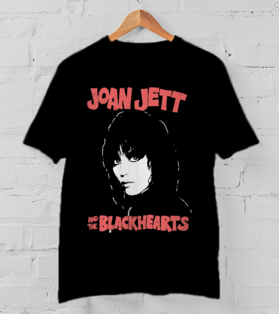 Joan Jett Blackhearts Band Iconic Face T-Shirt