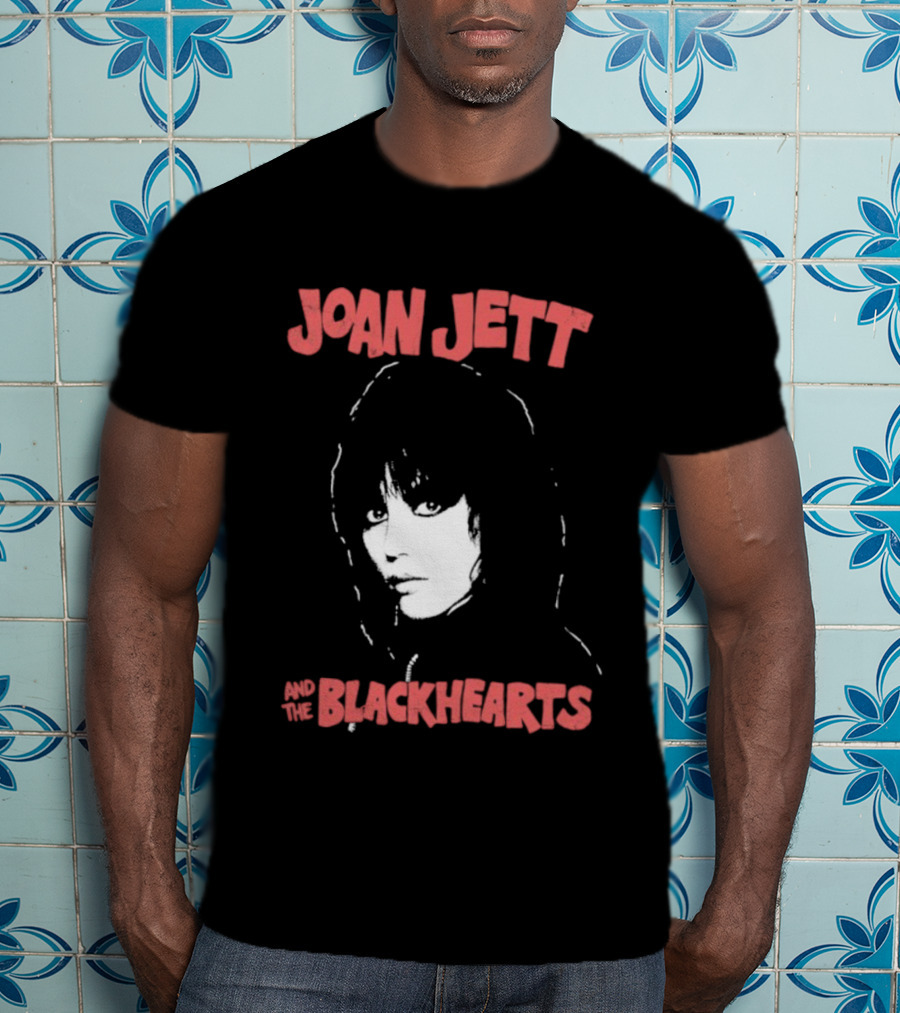 Joan Jett Blackhearts Band Iconic Face T-Shirt