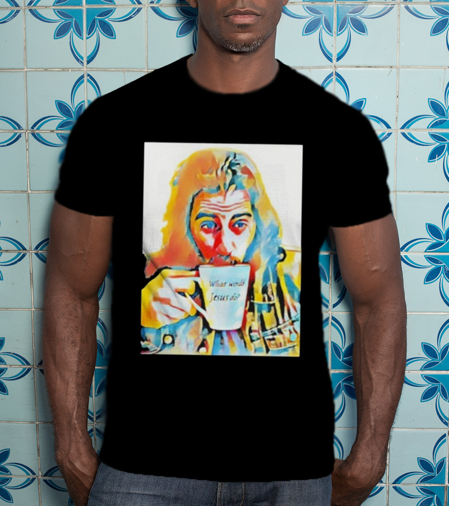 Jonathan Roumie What Would Jesus Do Art Colorful Portrait T-Shirt