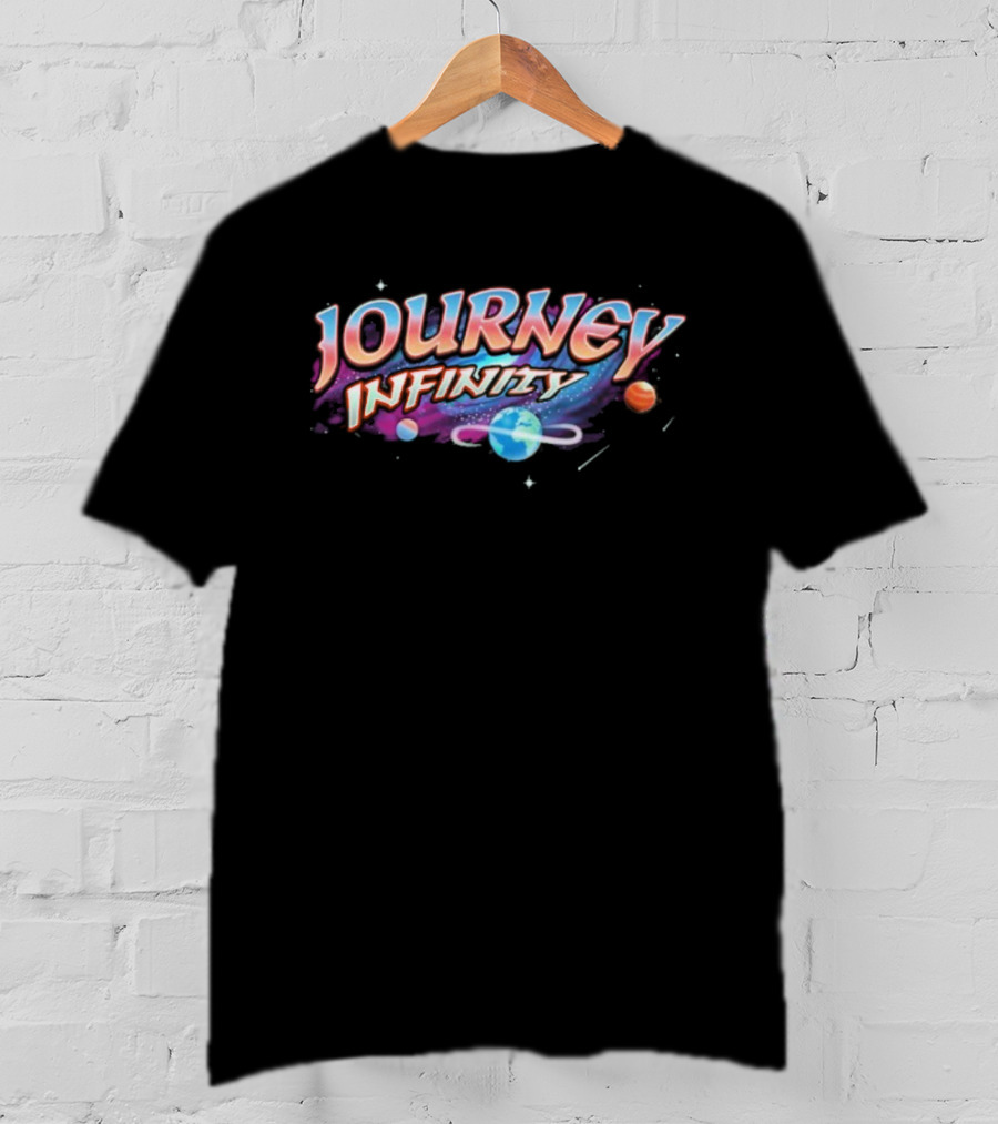 Journey Infinity Space Planets Earth Galaxy Adventure T-Shirt