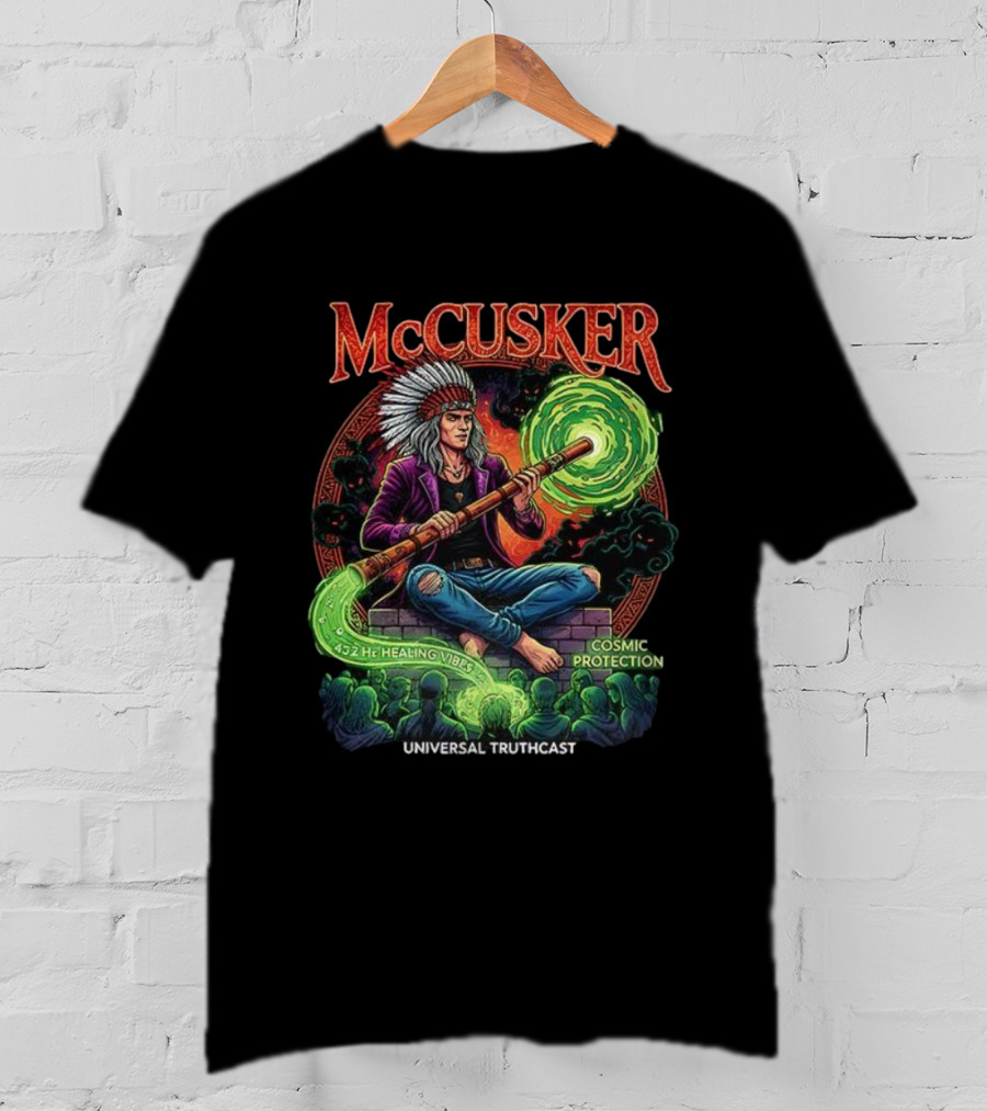 McCusker Cosmic Protection 432 Hz Healing Vibes Universal Truthgcast T-Shirt