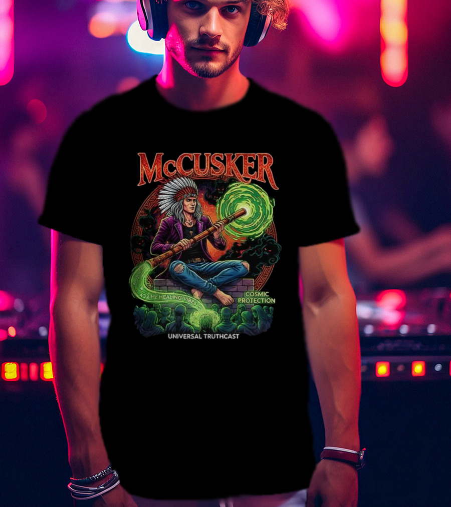 McCusker Cosmic Protection 432 Hz Healing Vibes Universal Truthgcast T-Shirt