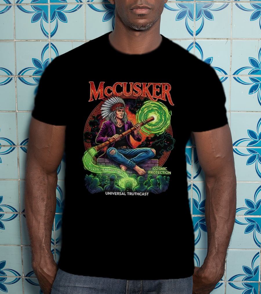 McCusker Cosmic Protection 432 Hz Healing Vibes Universal Truthgcast T-Shirt