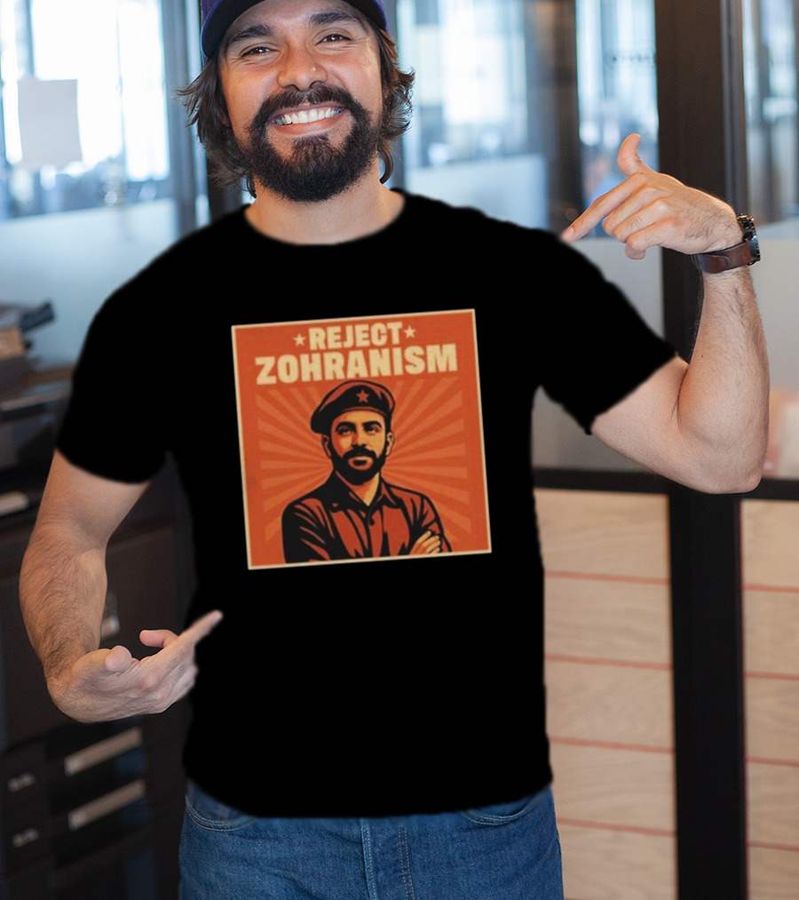 REJECT ZOHRANISM Retro Revolution Style Image T-Shirt