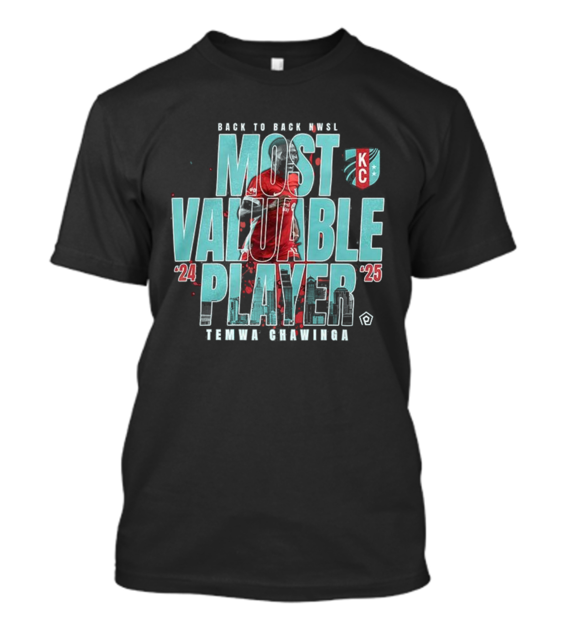 Temwa Chawinga Back To Back Most Valuable Player KC 2024-2025 T-Shirt