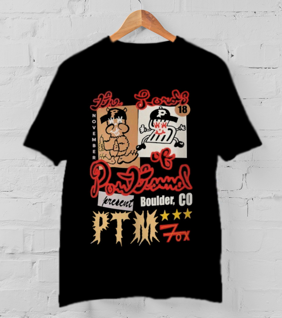 The Lords Fox 19 Boulder CO PTM November 18 2025 Tour Style T-Shirt