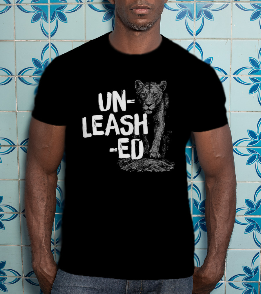 Unleashed Lion Fierce Head Logo T-Shirt