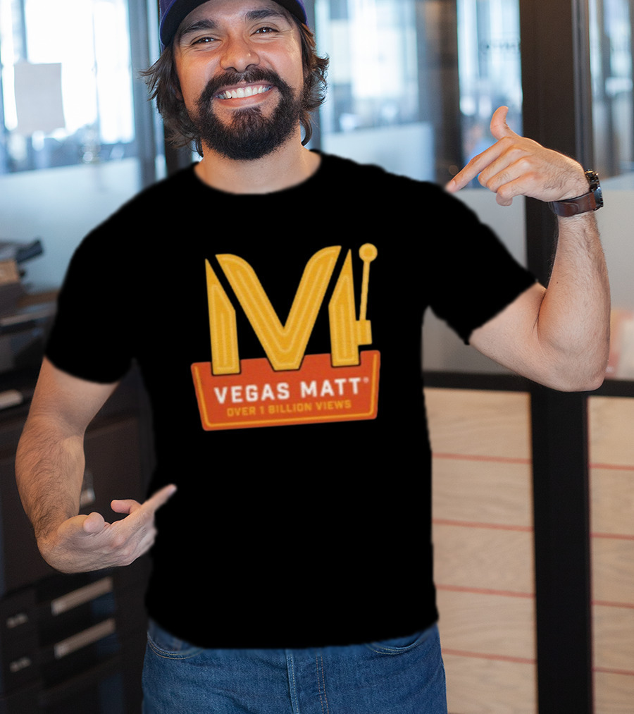 VEGAS MATT Over 1 Billion Views Milestone Celebration T-Shirt