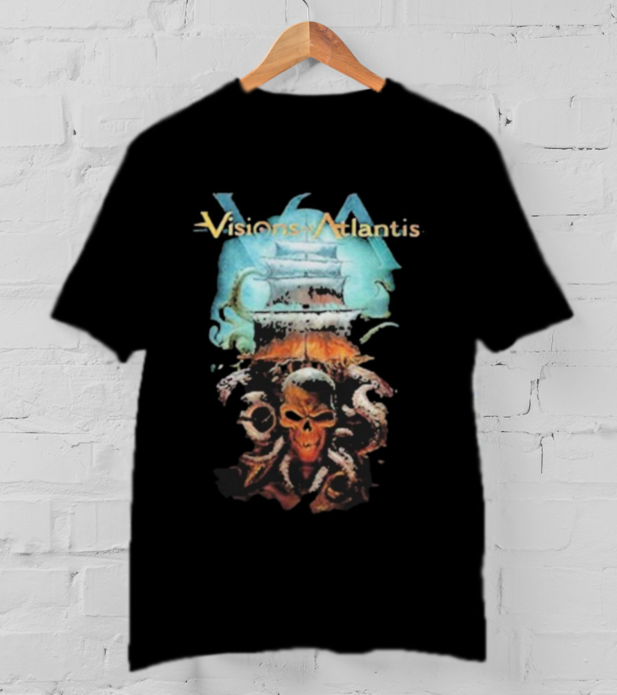 Visions Of Atlantis Skull And Tentacles T-Shirt
