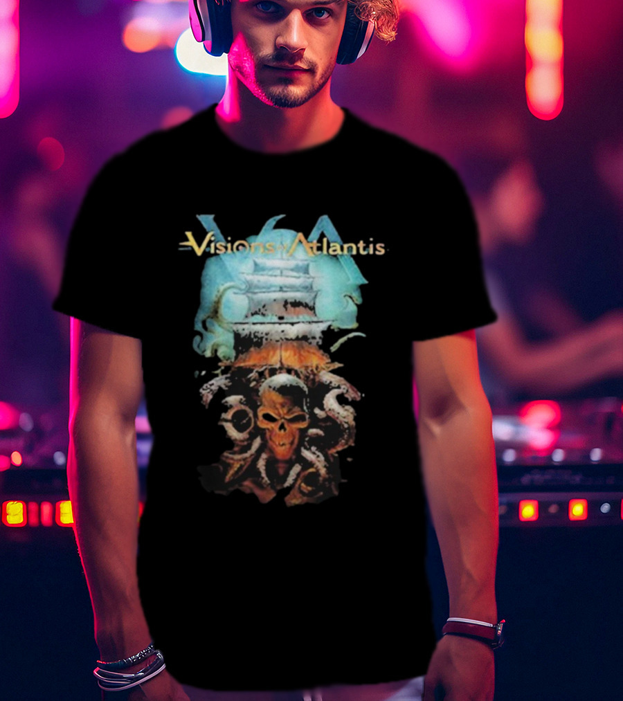 Visions Of Atlantis Skull And Tentacles T-Shirt