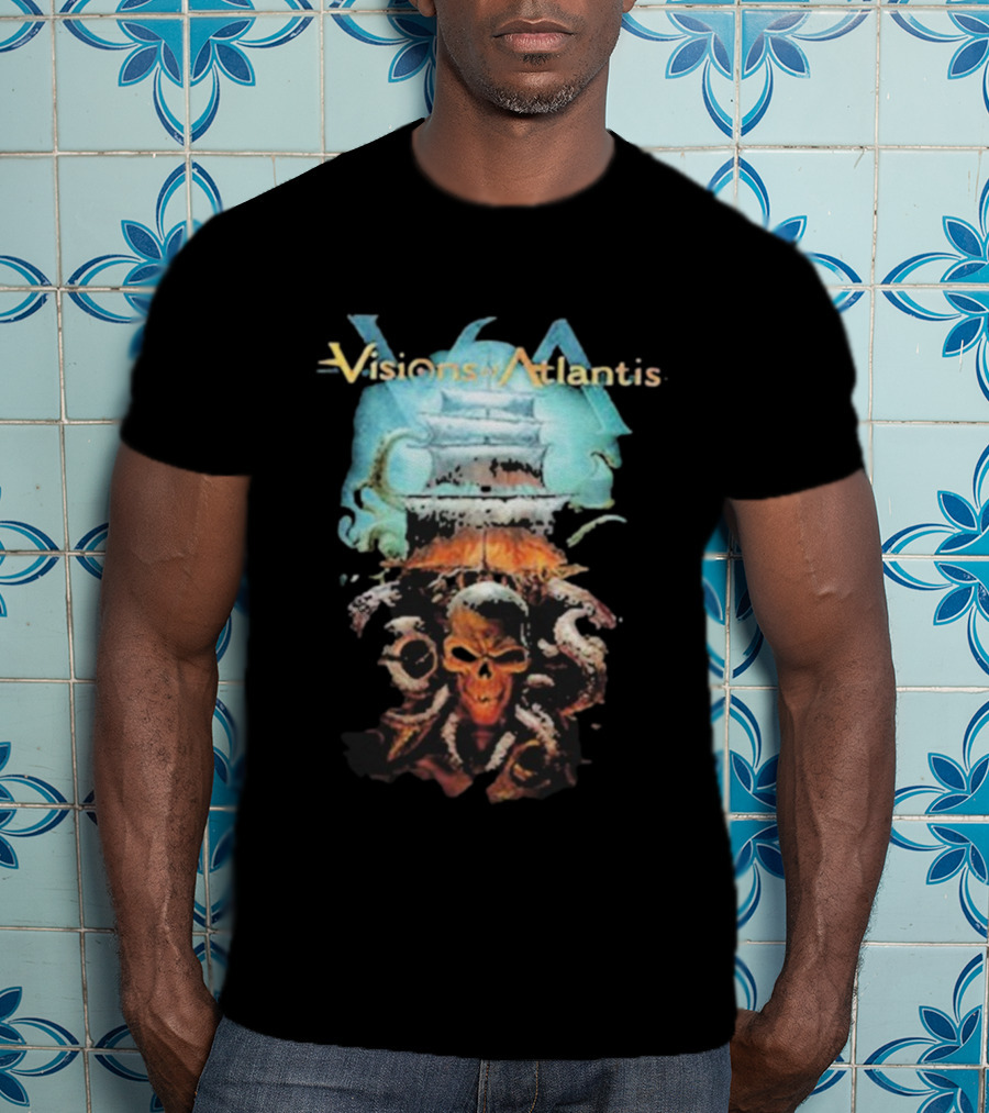 Visions Of Atlantis Skull And Tentacles T-Shirt