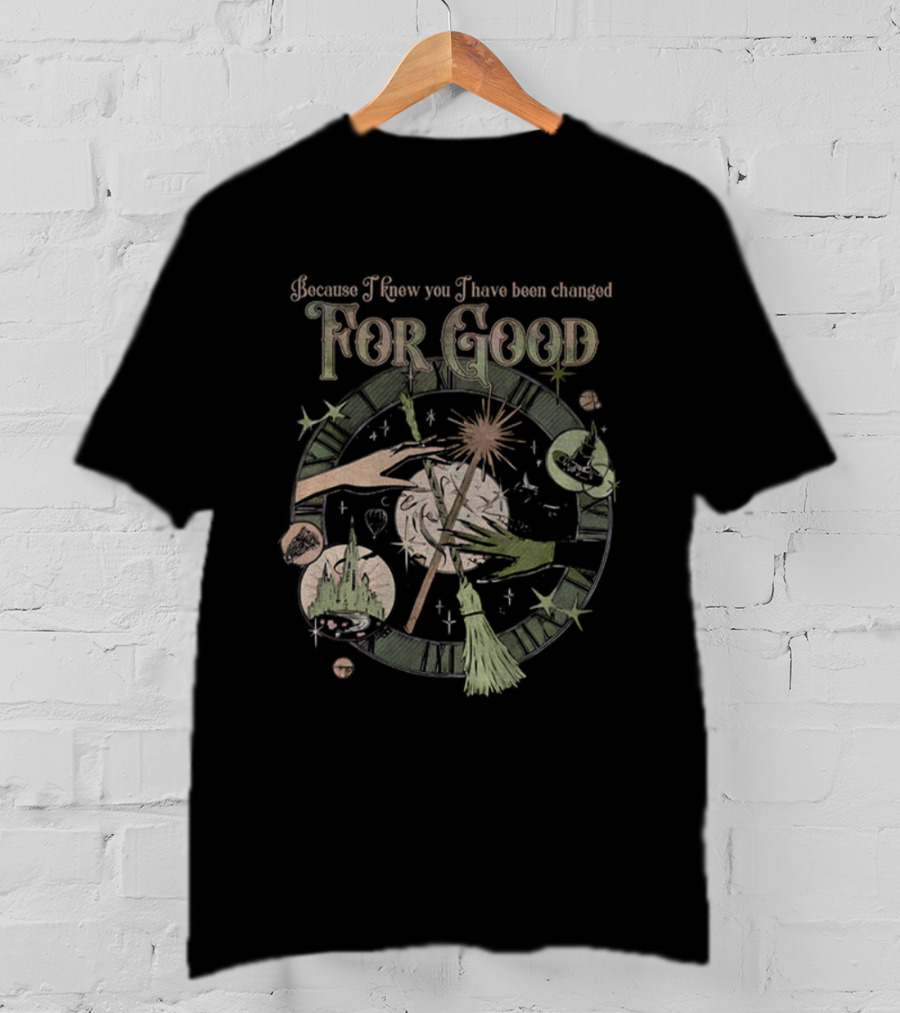 Wicked Because I Knew You Changed For Good Magical Imagery T-Shirt