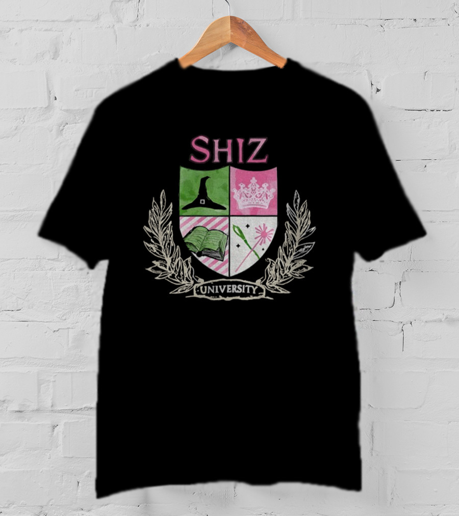 Shiz University Wicked Musical Defy Gravity 2025 Crest T-Shirt