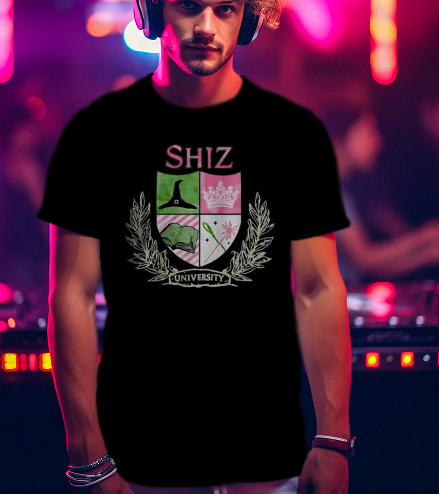 Shiz University Wicked Musical Defy Gravity 2025 Crest T-Shirt