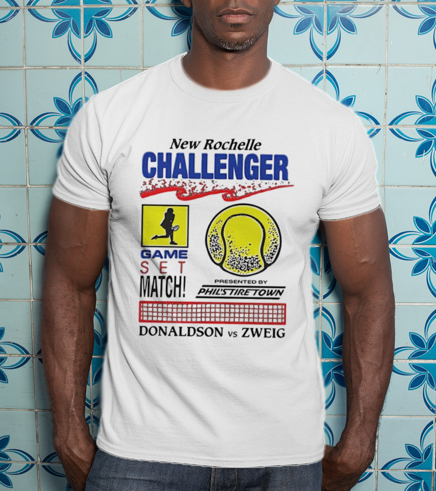 New Rochelle Challenger Game Set Match Tennis Tournament Donaldson Zweig Invitational T-Shirt