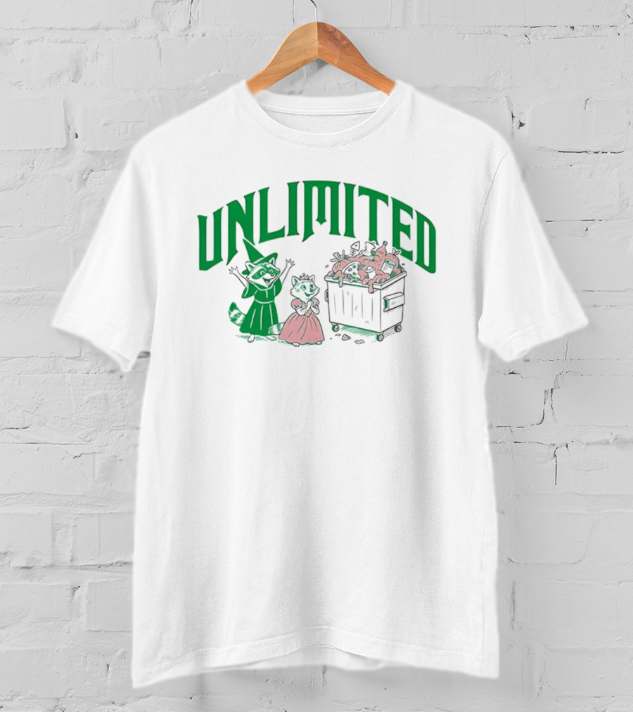 Unlimited Raccoon Trash Wizard And Princess Celebration T-Shirt
