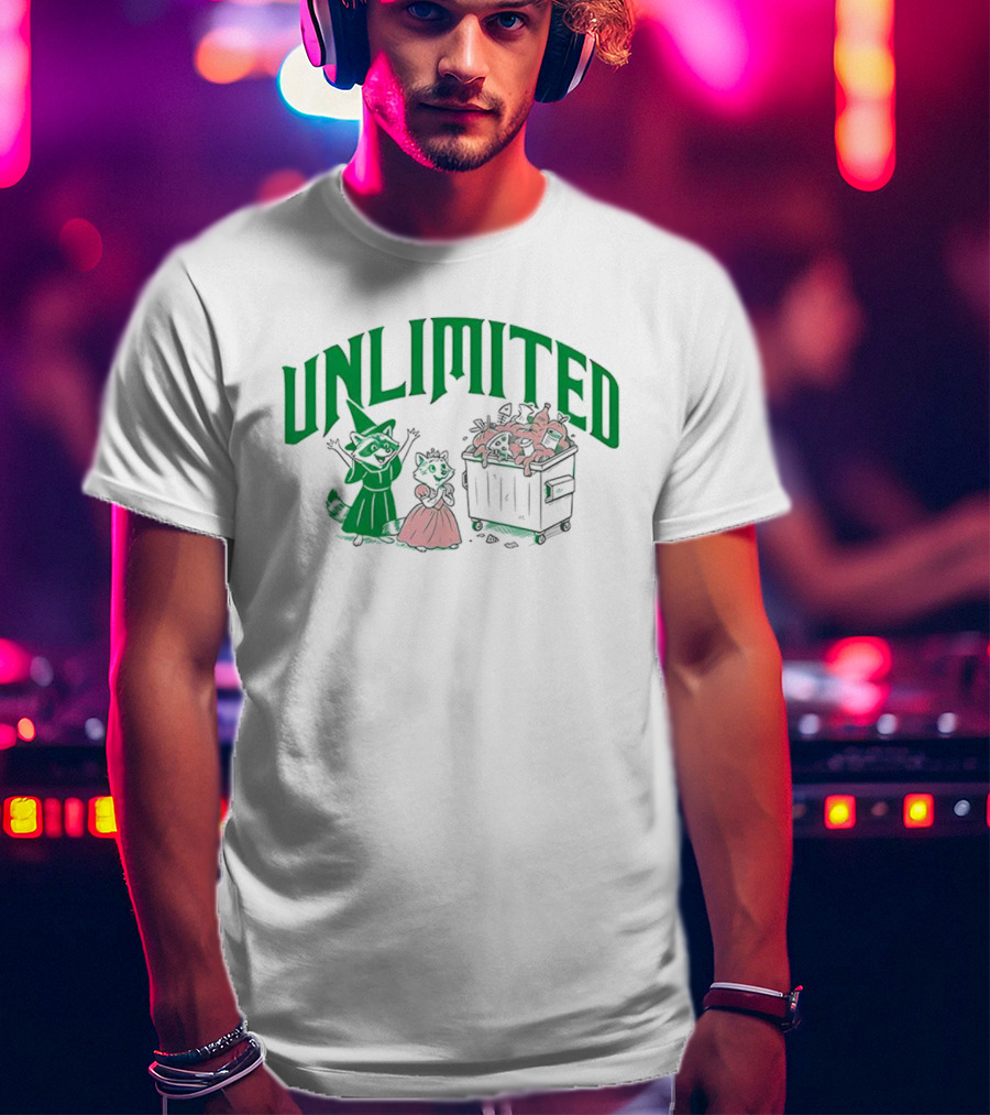 Unlimited Raccoon Trash Wizard And Princess Celebration T-Shirt