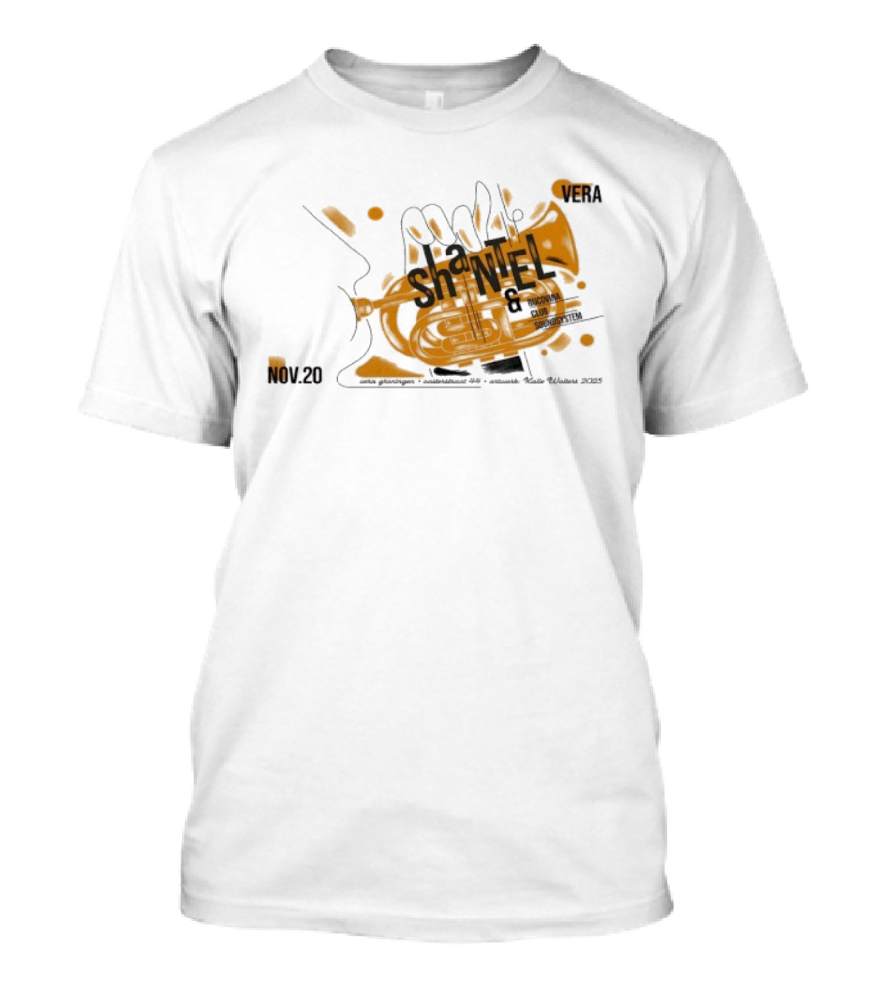 Shantel Trumpet Live Groningen Netherlands Nov 20 2025 Event VERA Music Club T-Shirt