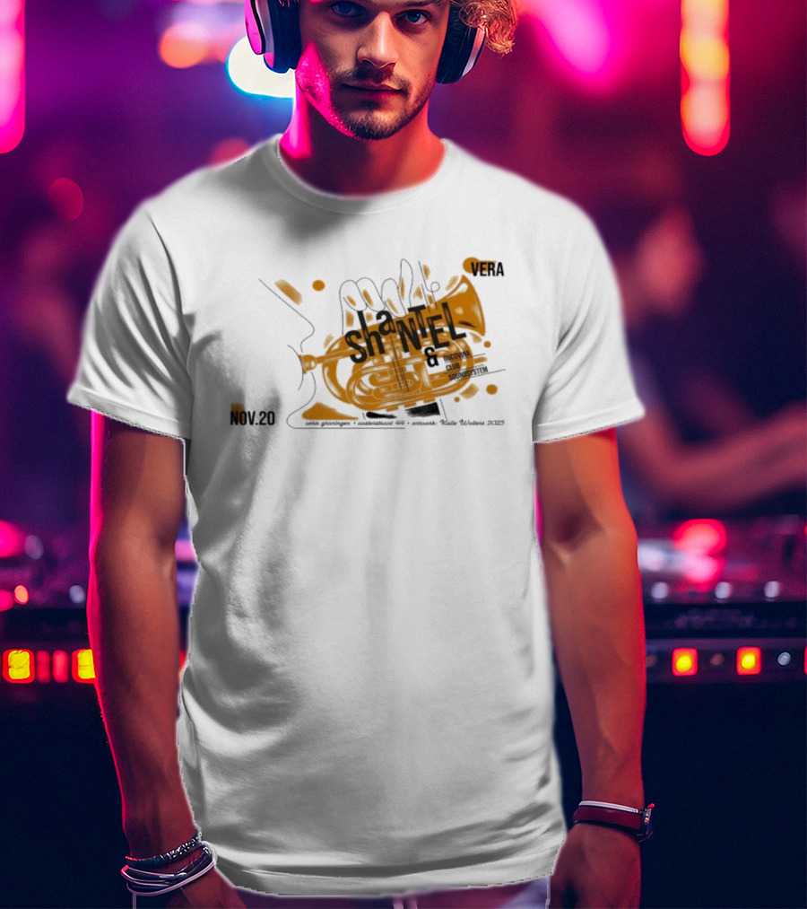 Shantel Trumpet Live Groningen Netherlands Nov 20 2025 Event VERA Music Club T-Shirt