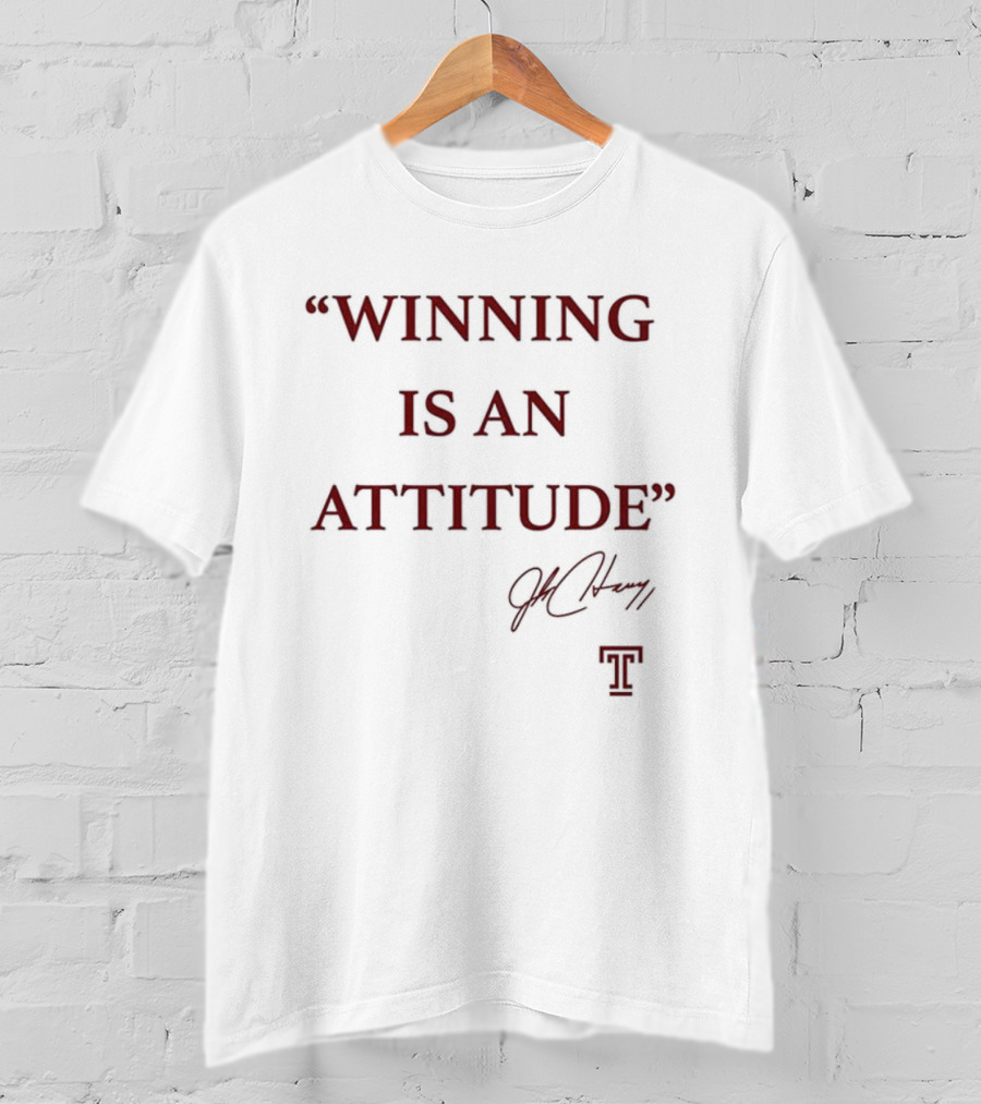 Winning Is An Attitude J McGuire T T-Shirt