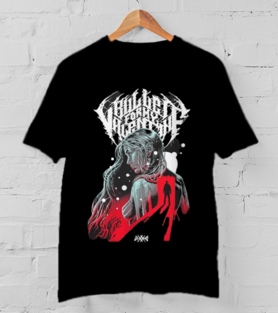Bullet For My Valentine Poisoned Ascendancy Through The Door Woman Silhouette 2025 T-Shirt