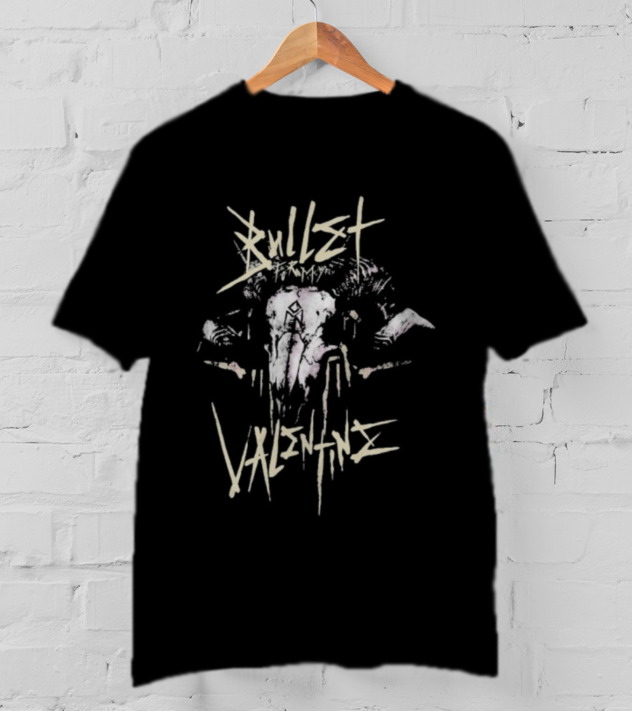 Bullet For My Valentine Ram Skull Valentine's Day T-Shirt