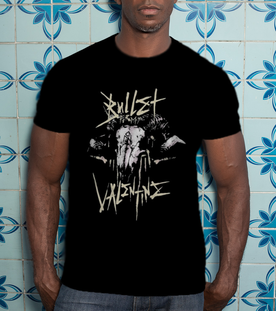 Bullet For My Valentine Ram Skull Valentine's Day T-Shirt