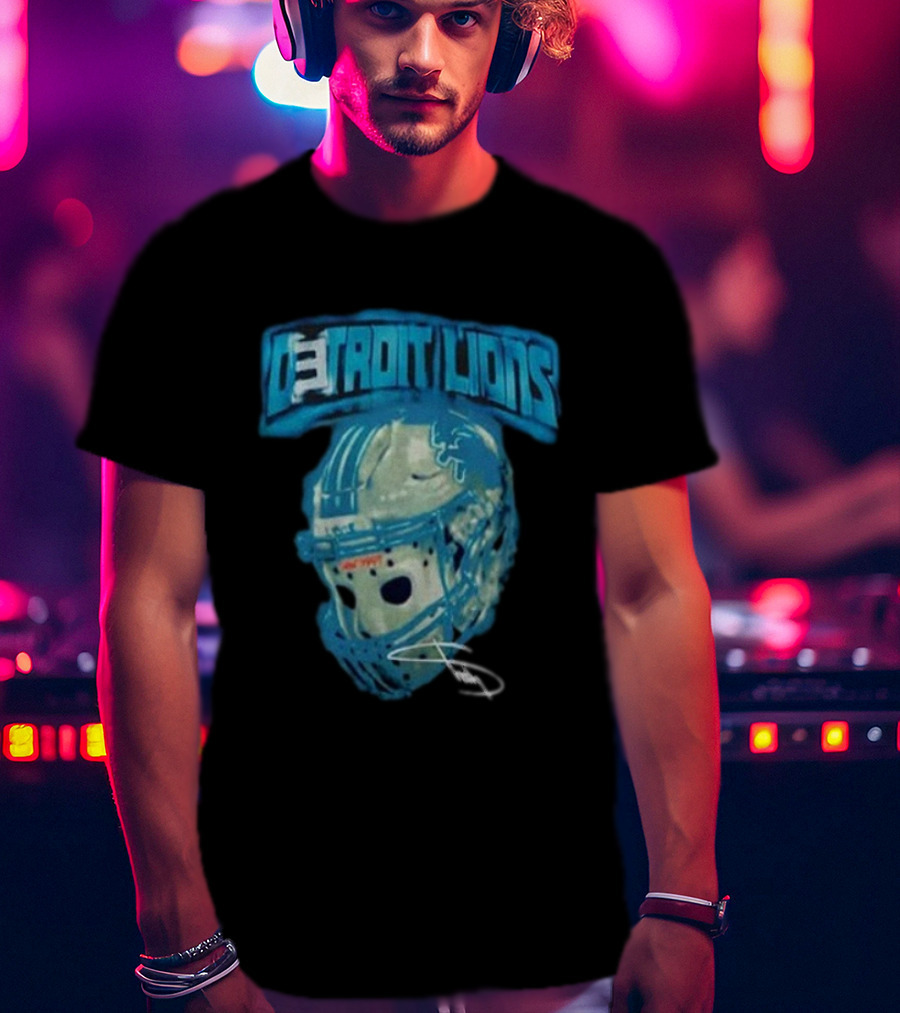 Detroit Lions Grit 313 Thanksgiving Halftime Show Helmet T-Shirt