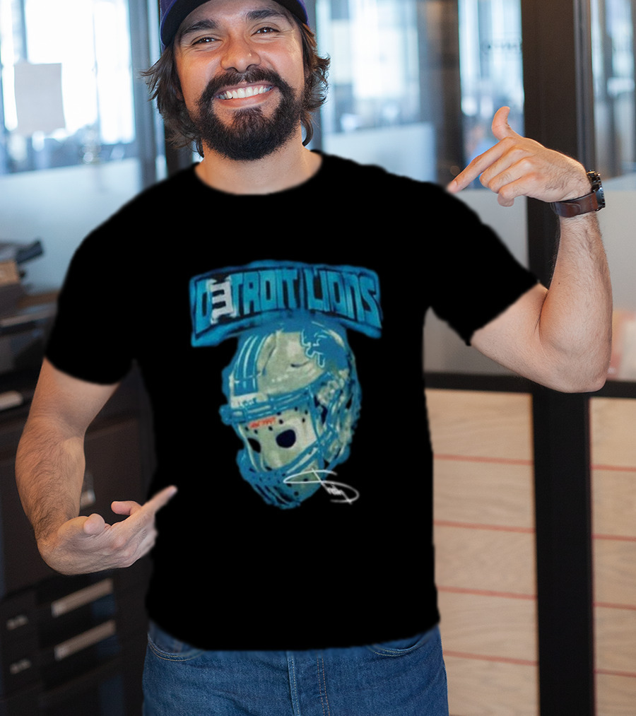 Detroit Lions Grit 313 Thanksgiving Halftime Show Helmet T-Shirt